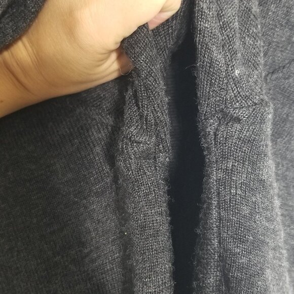 Vintage Pronto Uomo Retro Mens V-Neck Pullover Knitted Sweater Grandpa Cozy - Picture 3 of 8